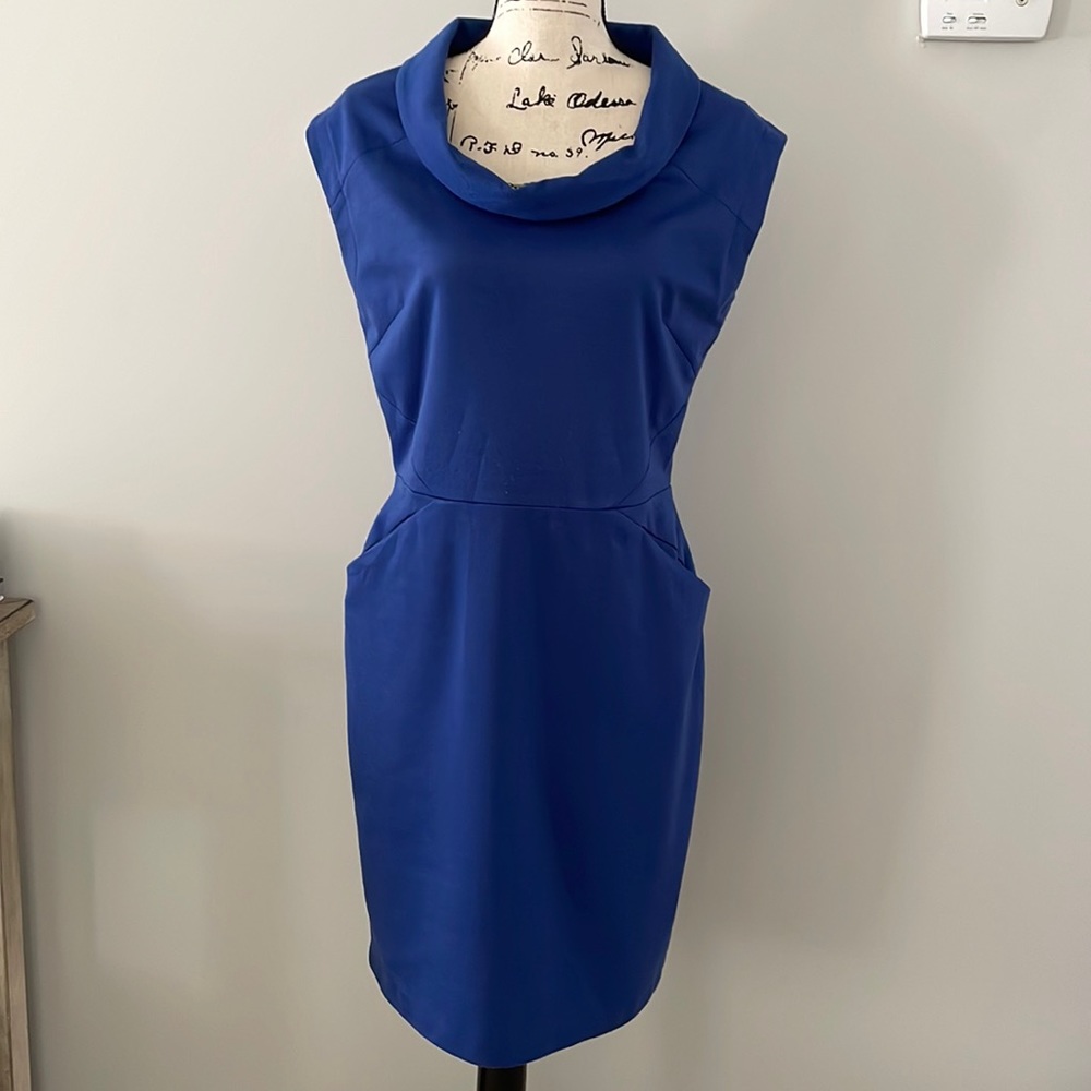 Blue Sheath Banana Republic Dress